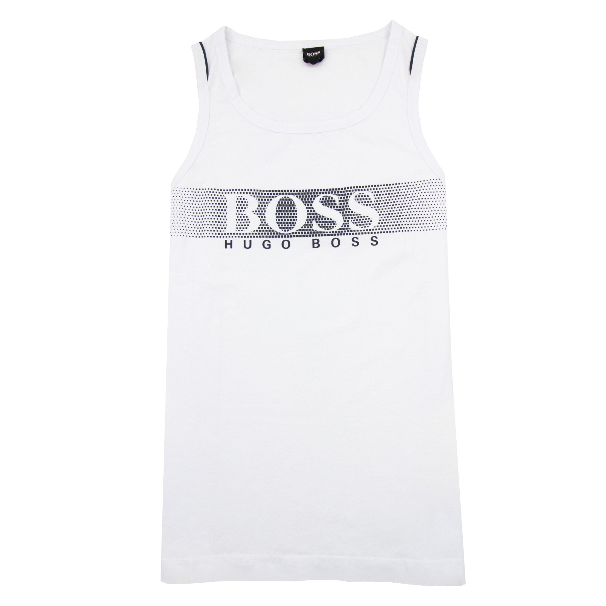 Hugo Boss Logo Tank Top White 103