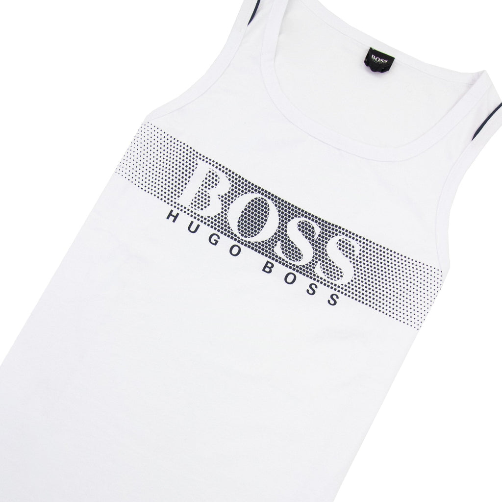 Hugo Boss Logo Tank Top White 103