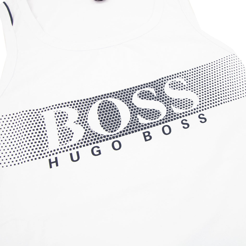 Hugo Boss Logo Tank Top White 103