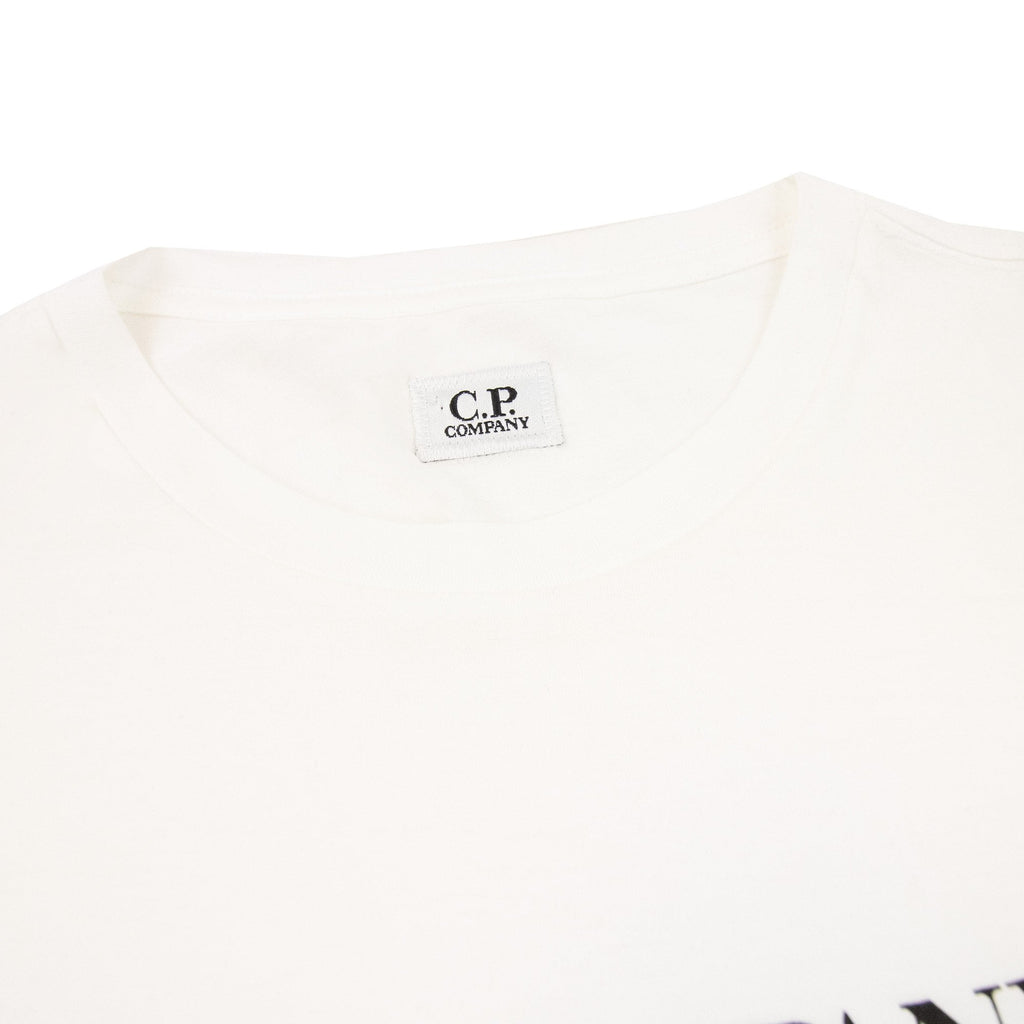 Cp Company Eyes On The City Print T Shirt White 112
