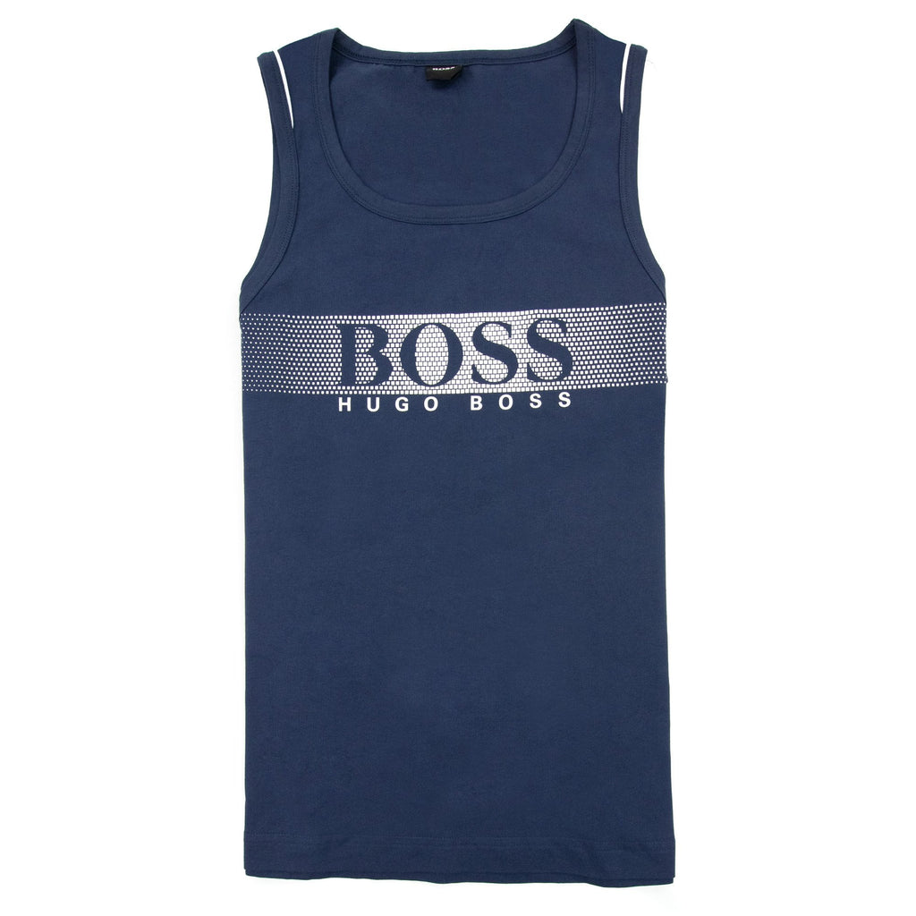 Hugo Boss Logo Tank Top Navy 413