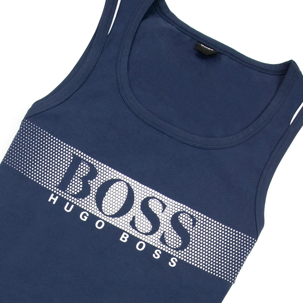 Hugo Boss Logo Tank Top Navy 413