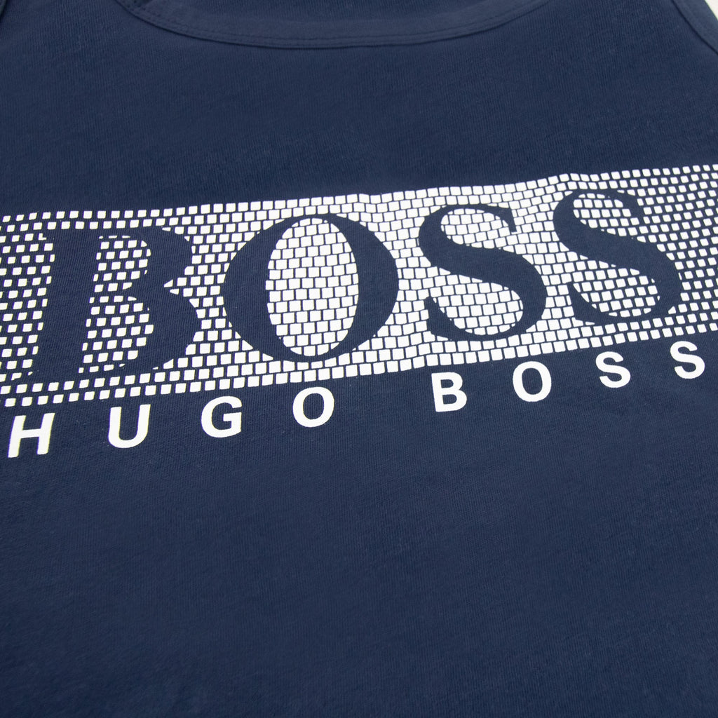 Hugo Boss Logo Tank Top Navy 413