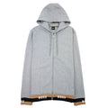 Hugo Boss Seeger 118 Logo Cuff & Hem Zip Up Hoodie Grey 041