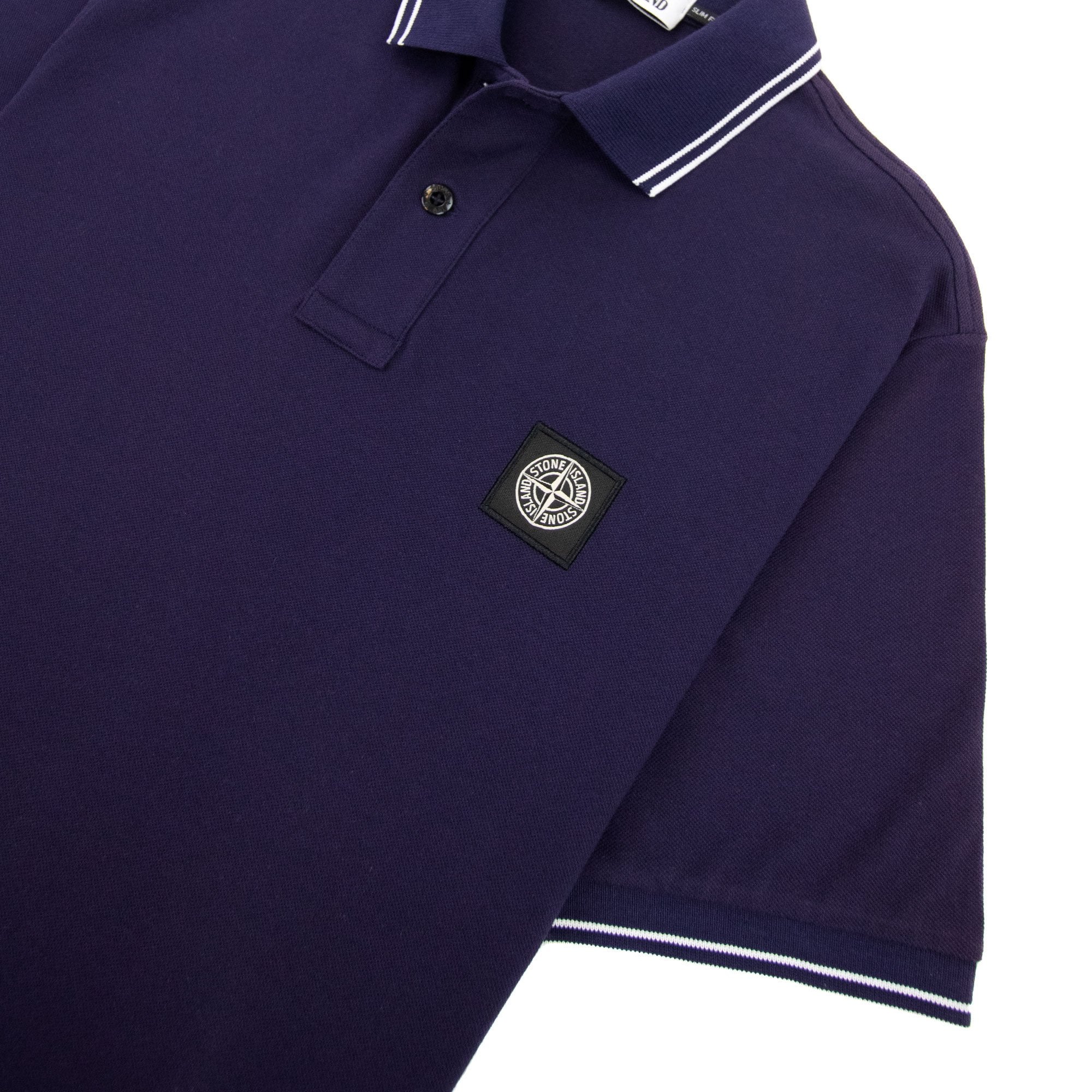 Stone Island 22s18 Slim Fit Polo Shirt Navy V0026