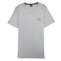 Hugo Boss Crew-neck T-shirt In Single-jersey Cotton Dark Grey