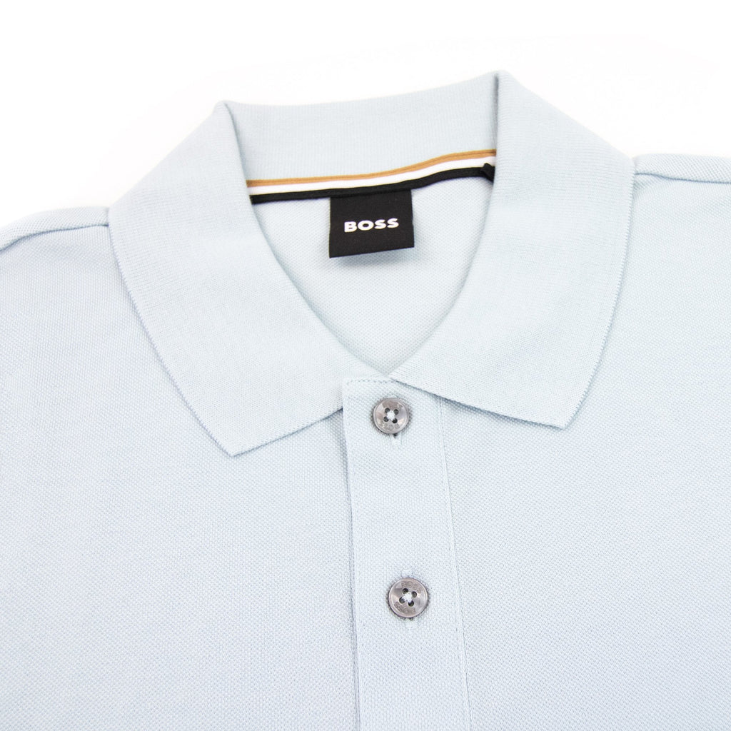 Hugo Boss Pallas Embroidered Logo S/s Polo Light Blue 457