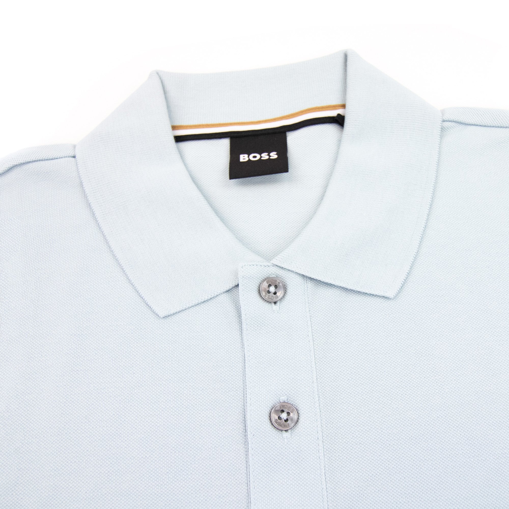 Hugo Boss Pallas Embroidered Logo S/s Polo Light Blue 457