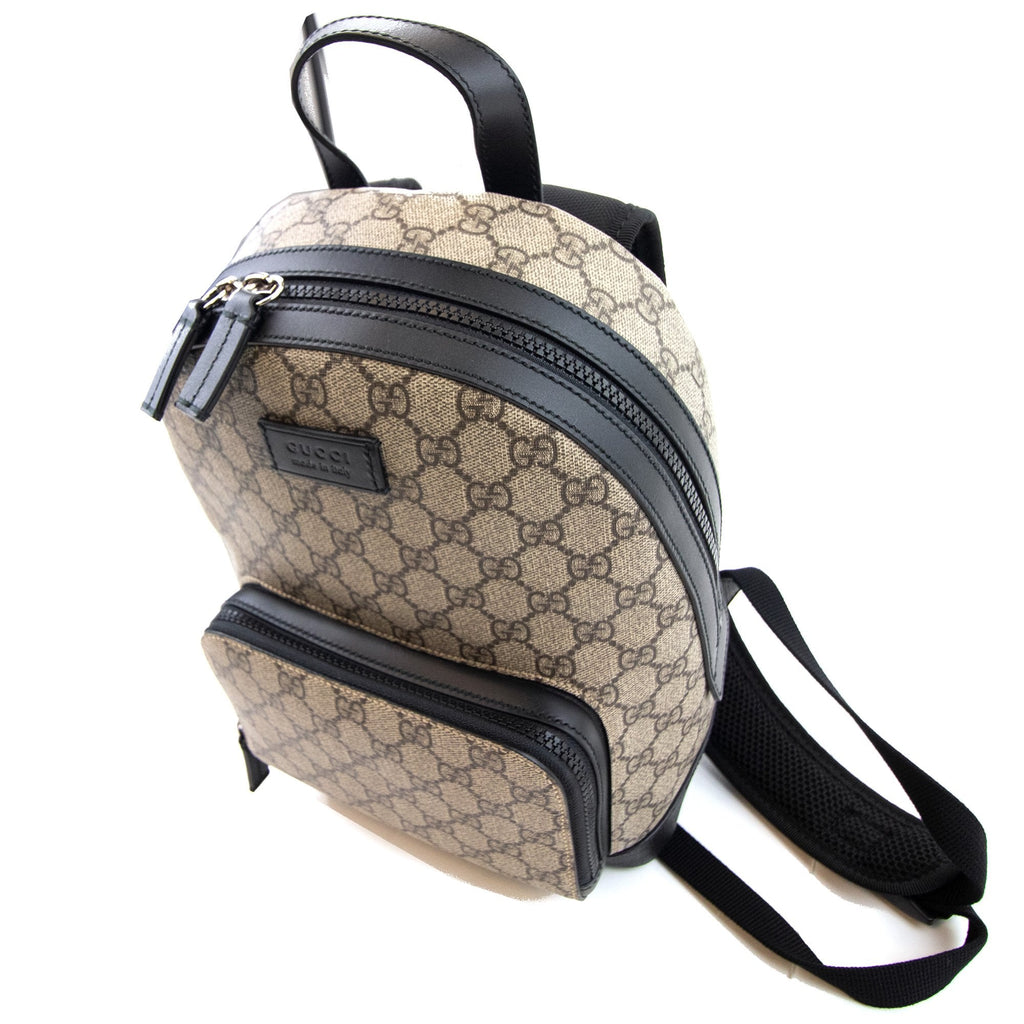 Gucci Junior Gg Supreme Backpack Beige