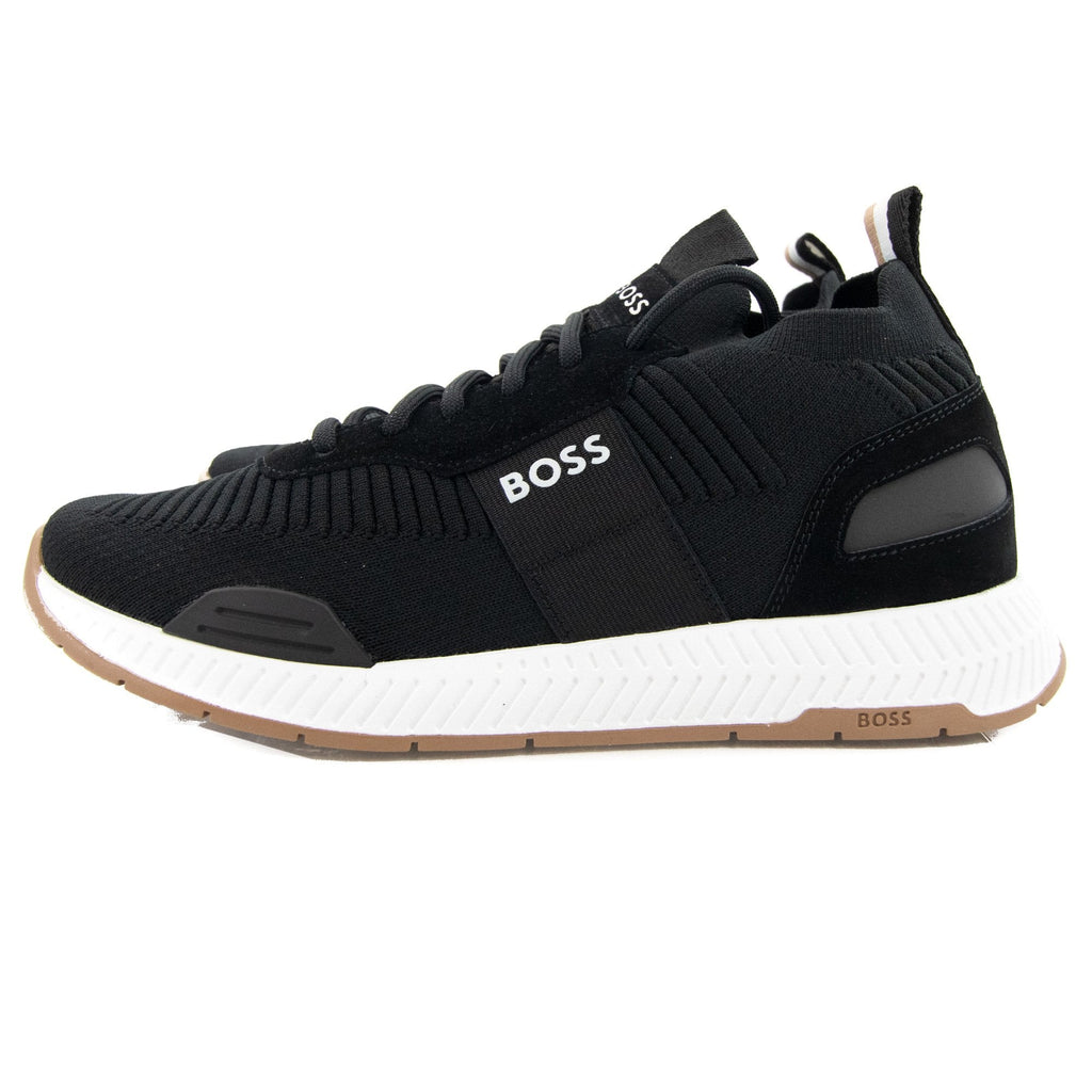 Hugo Boss Mesh Sock Runner Black/white