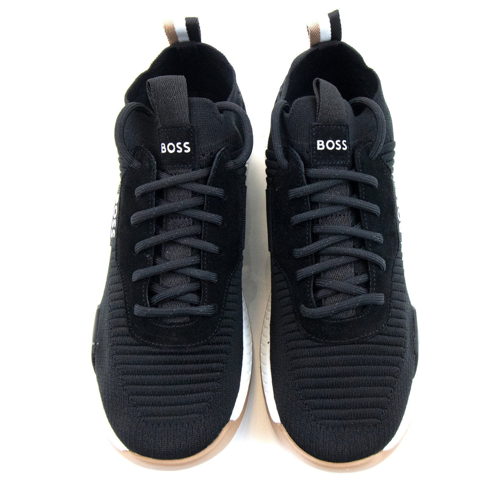 Hugo Boss Mesh Sock Runner Black/white