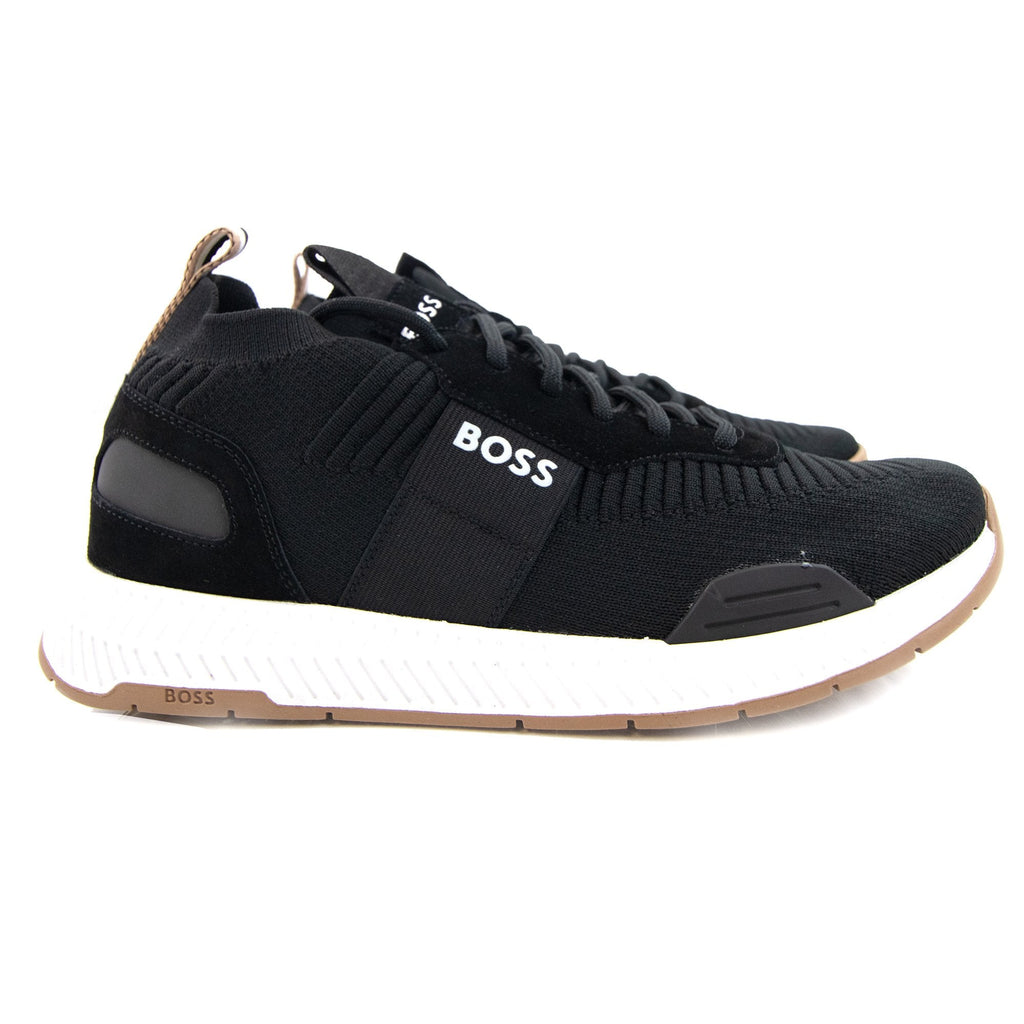 Hugo Boss Mesh Sock Runner Black/white