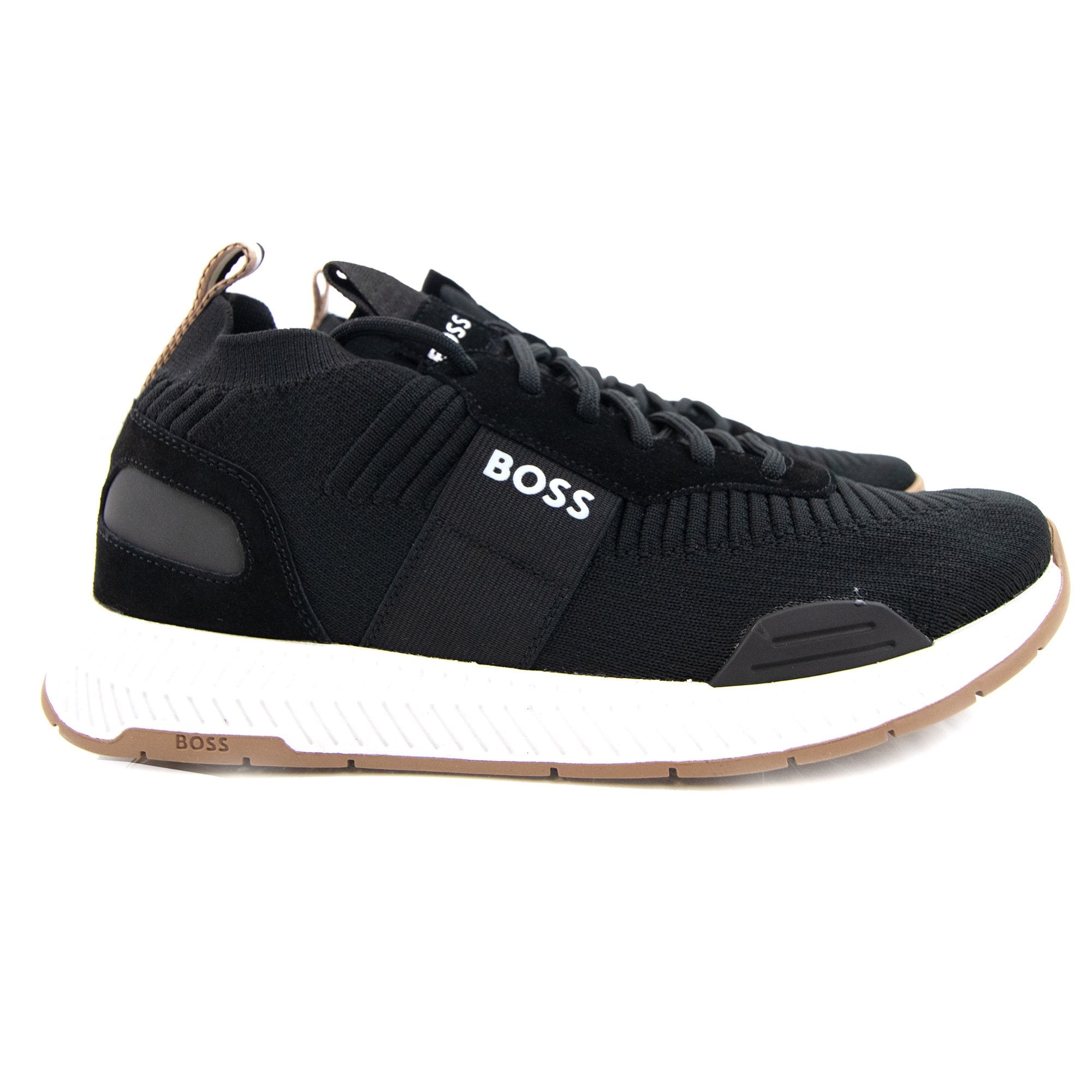 Hugo Boss Mesh Sock Runner Black/white