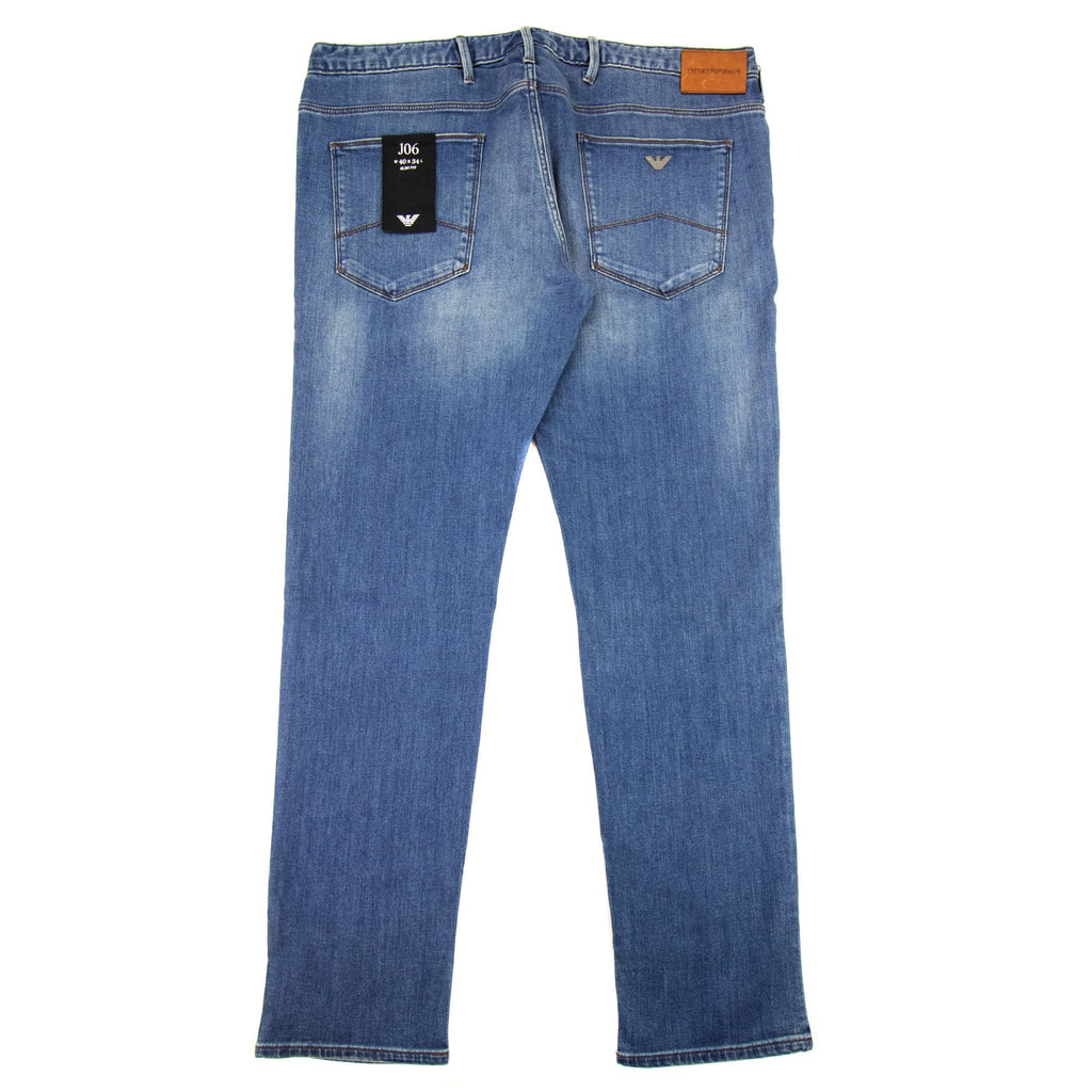 Emporio Armani J06 Slim Fit 5 Pocket Jeans Denim Blue 0942
