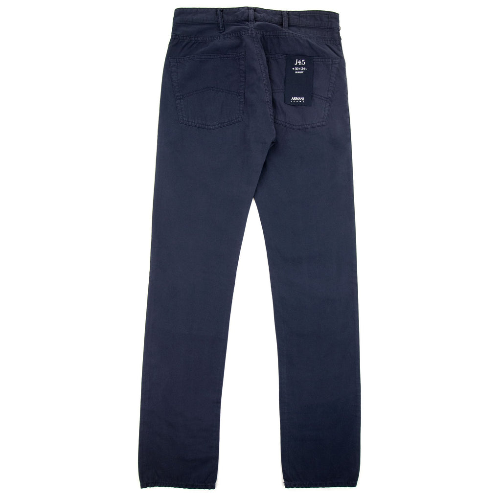 Armani Jeans J45 Slim Fit Jeans Navy Blue