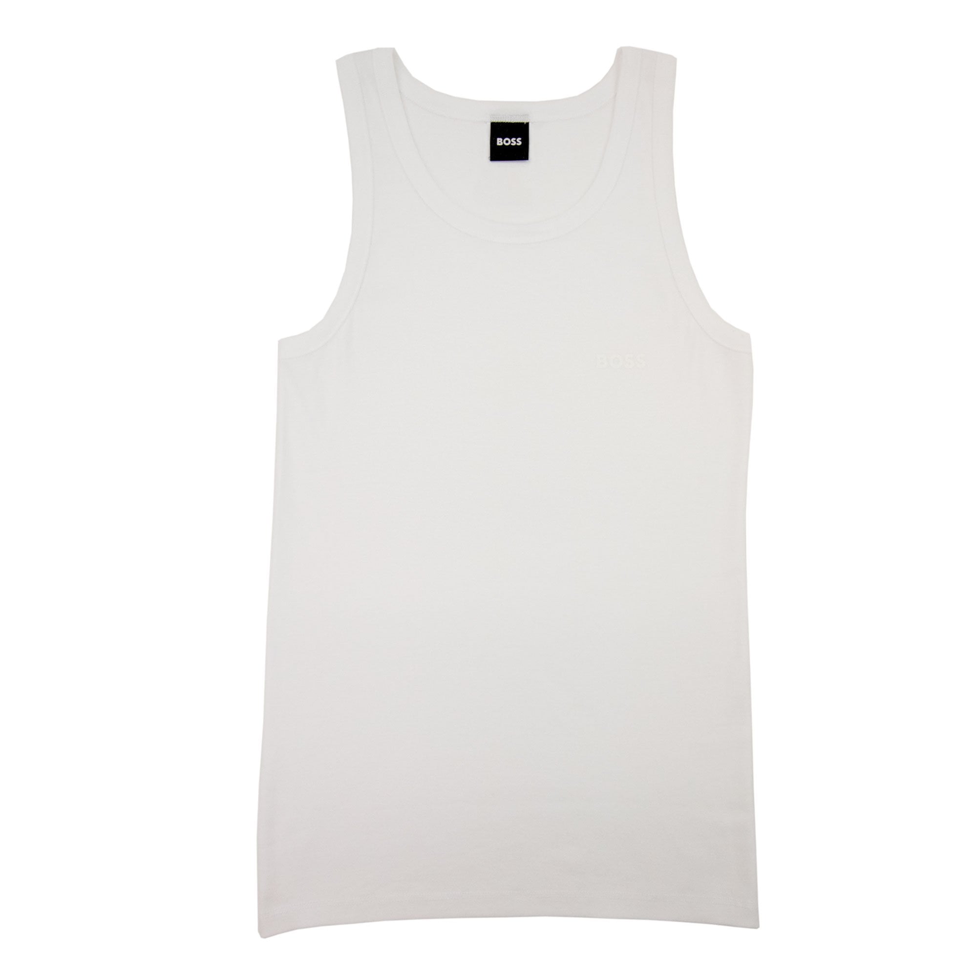 Hugo Boss Tonal Logo Tank Top White