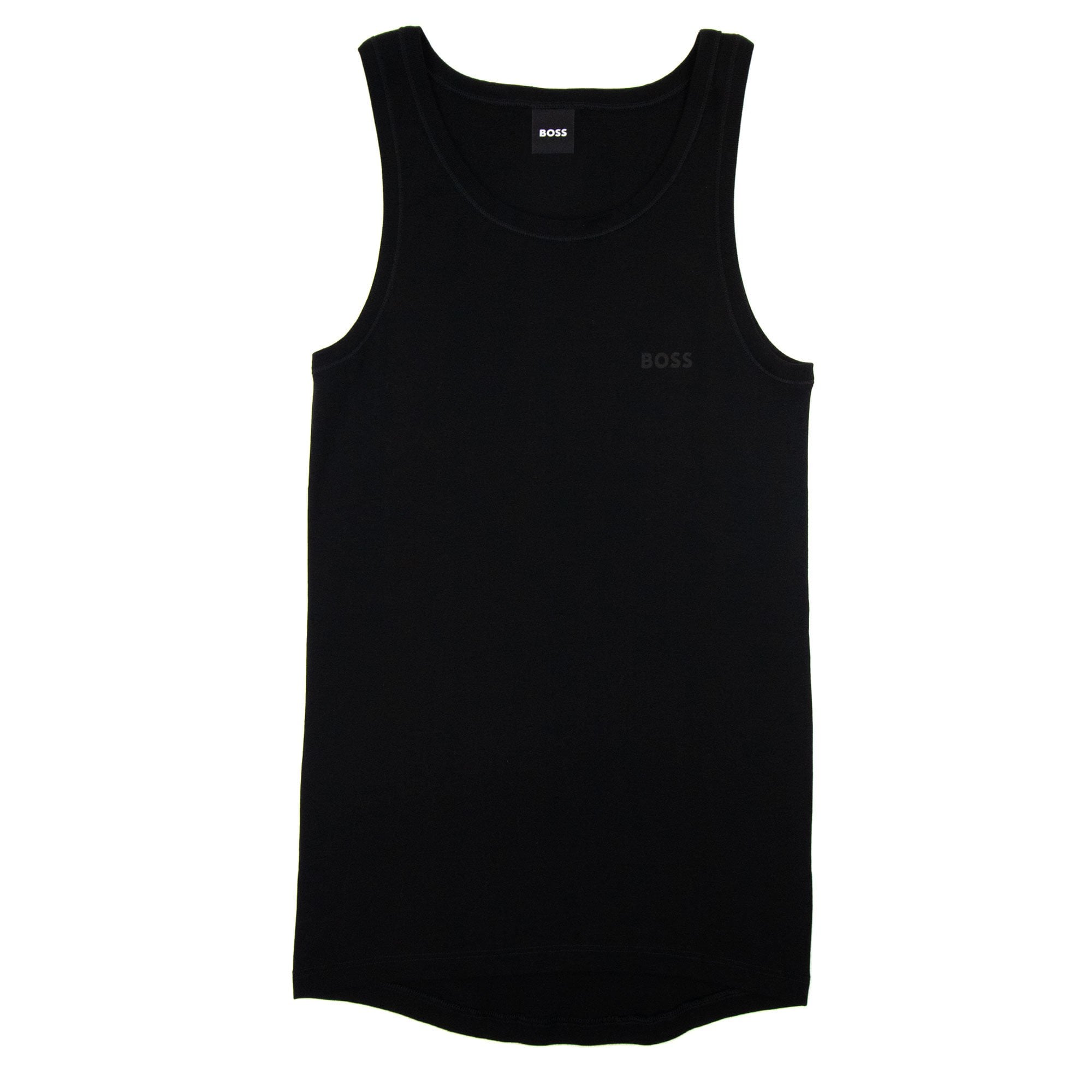 Hugo Boss Tonal Logo Tank Top Black