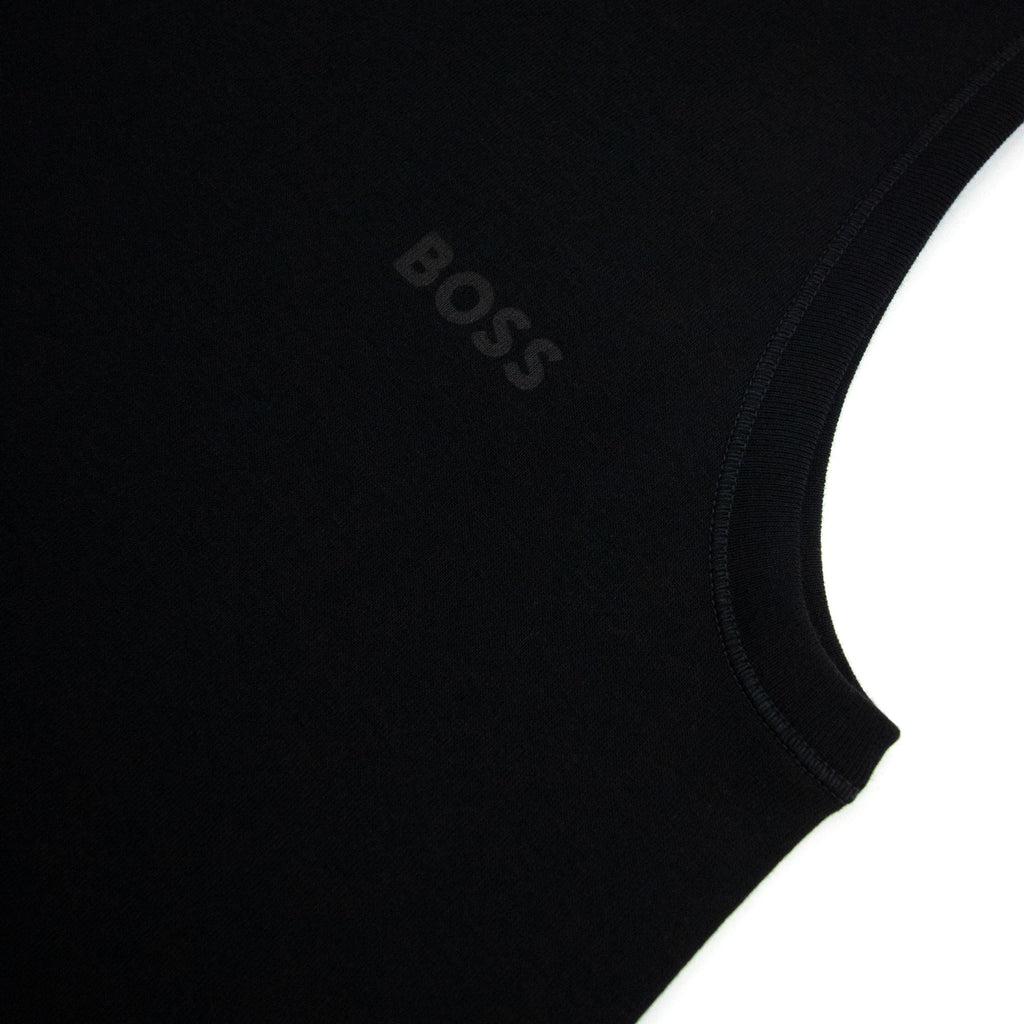 Hugo Boss Tonal Logo Tank Top Black