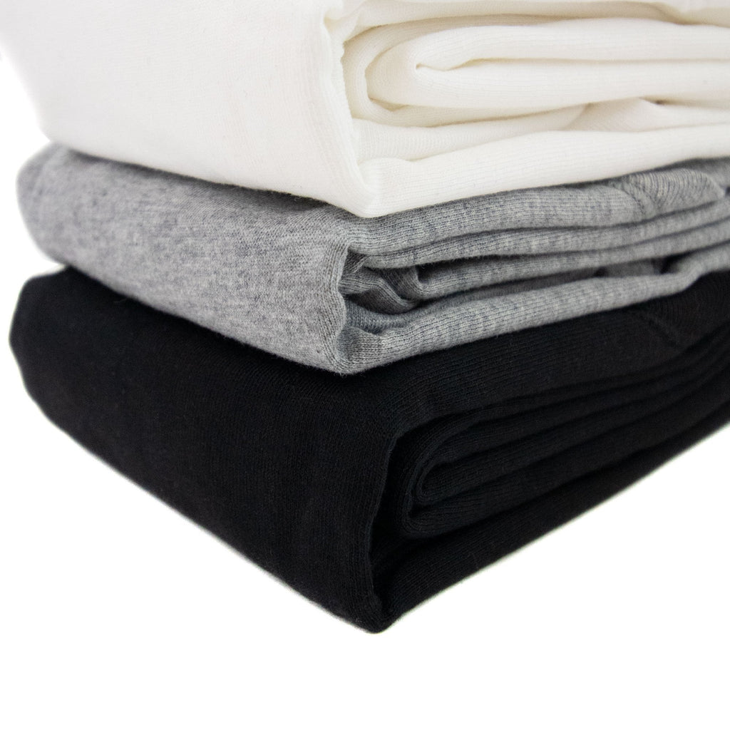 Hugo Boss 3pack Embroidered Logo T Shirt Blk Grey White