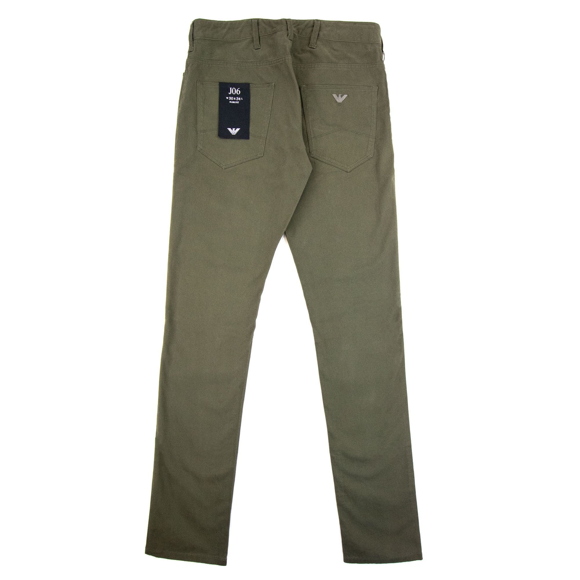 Emporio Armani J06 Slim Fit Jeans Verde Military
