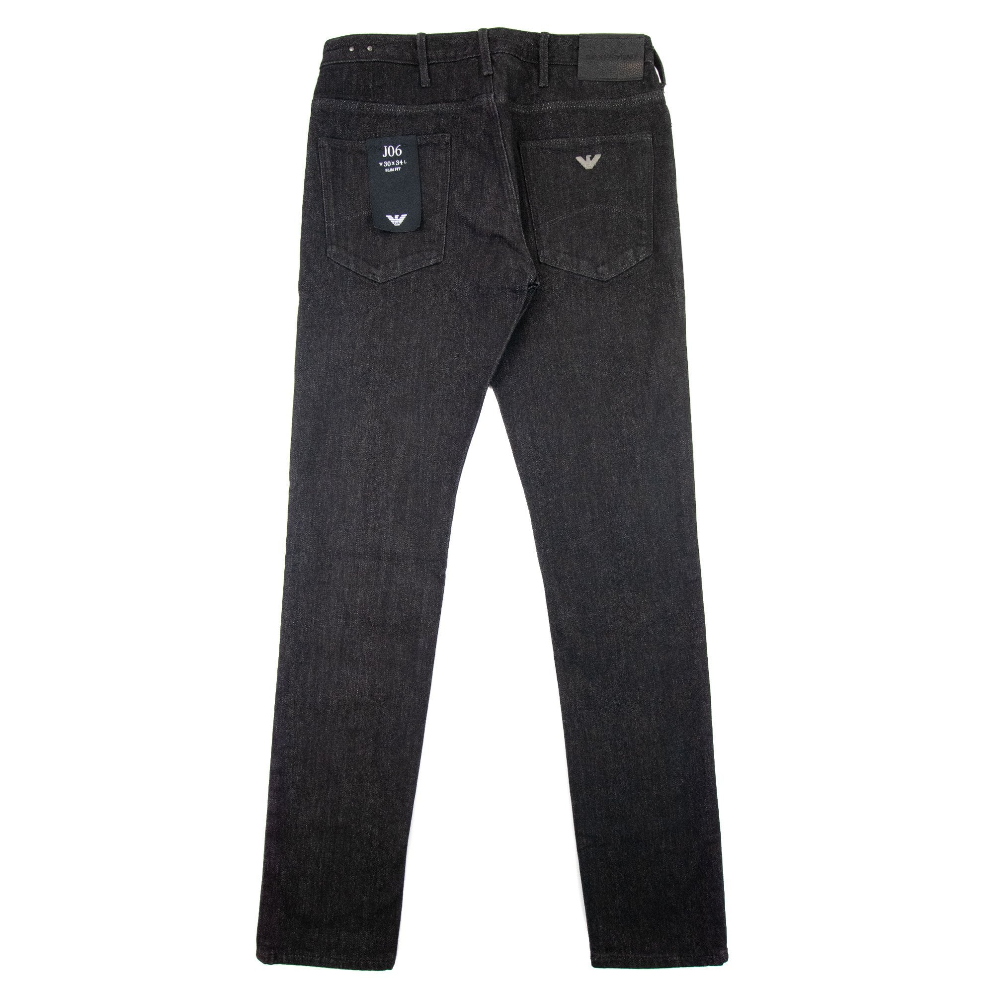Emporio Armani J06 5 Pocket Slim Fit Jeans Denim Nero