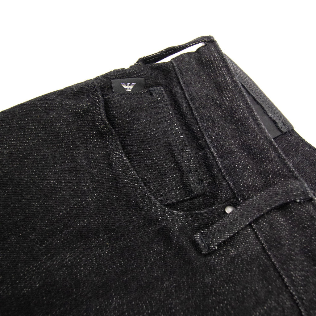 Emporio Armani J06 5 Pocket Slim Fit Jeans Denim Nero