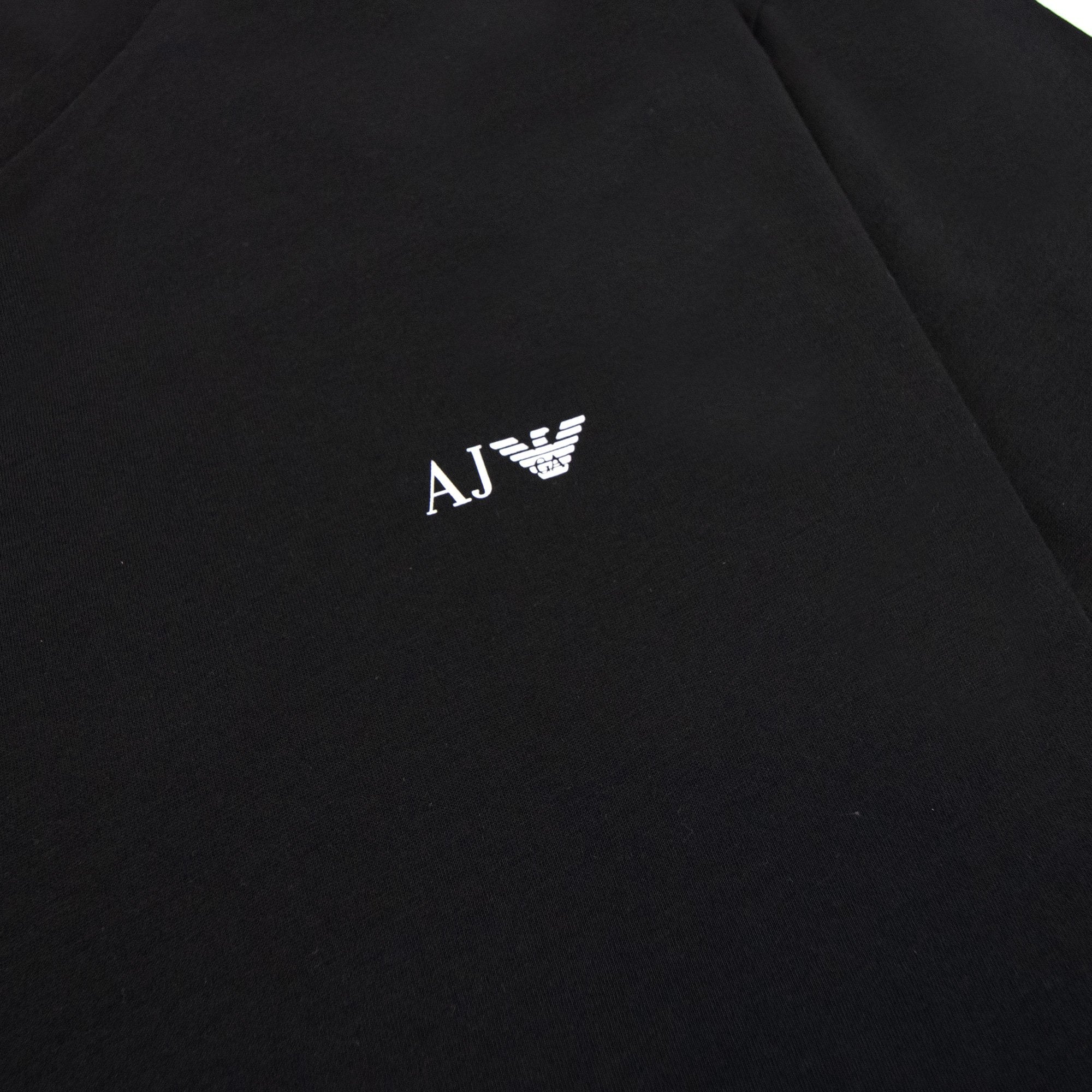 Armani Jeans Aj Chest Logo V-neck Tee Black