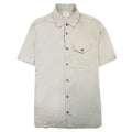 Cp Company Popeline Short Sleeve Shirt Grey