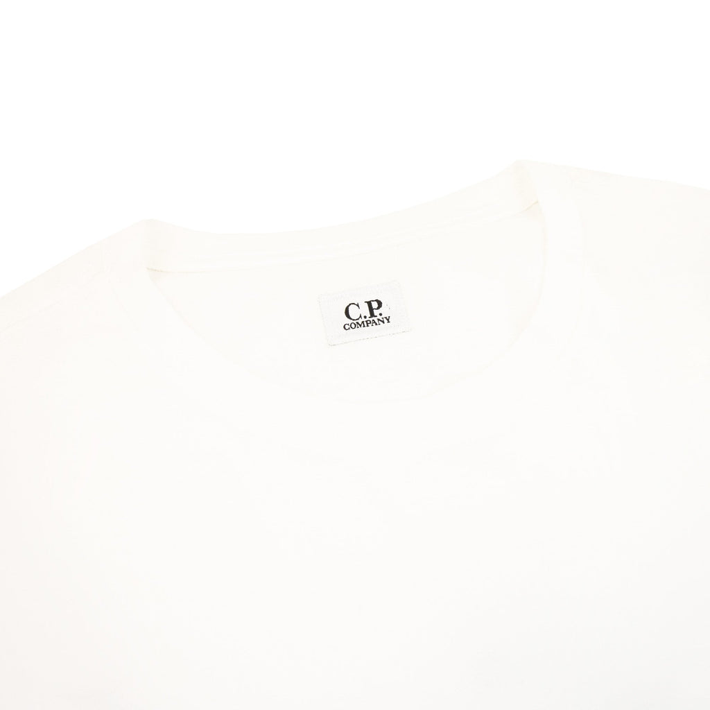 Cp Company Logo Eyes On The City T Shirt White 112