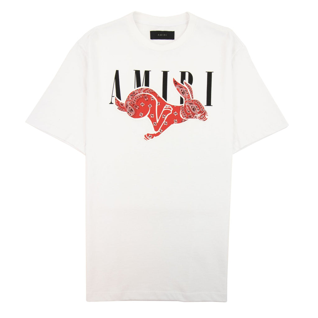 Amiri Rabbit Logo T Shirt White