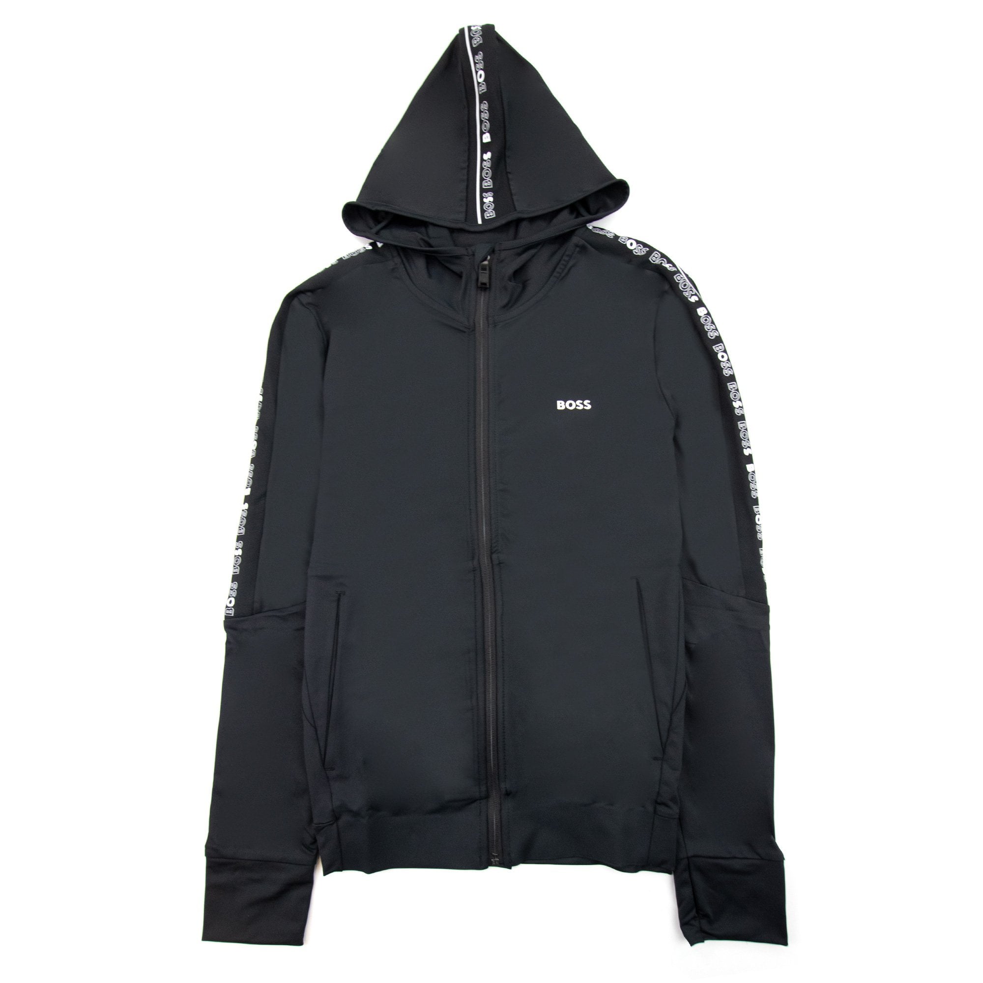 Hugo Boss Sicoon Gym Zip Up Sweatshirt Black 001