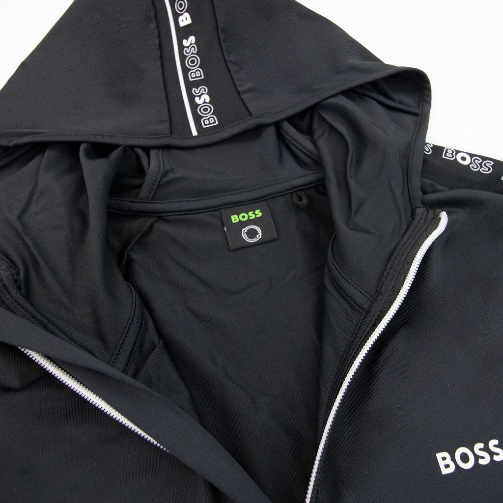 Hugo Boss Sicoon Gym Zip Up Sweatshirt Black 001