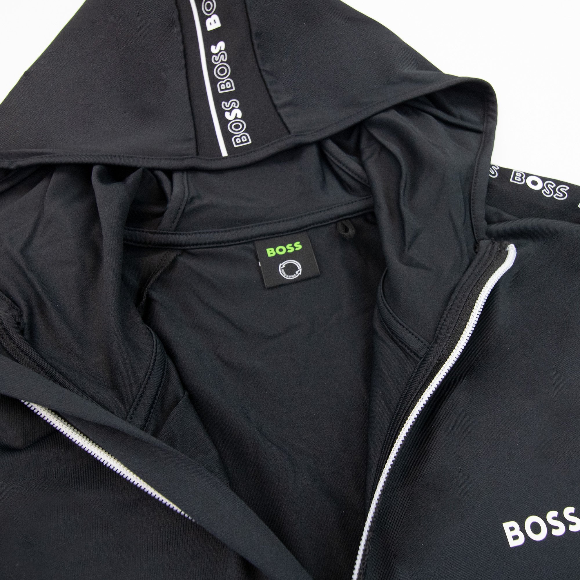 Hugo Boss Sicoon Gym Zip Up Sweatshirt Black 001