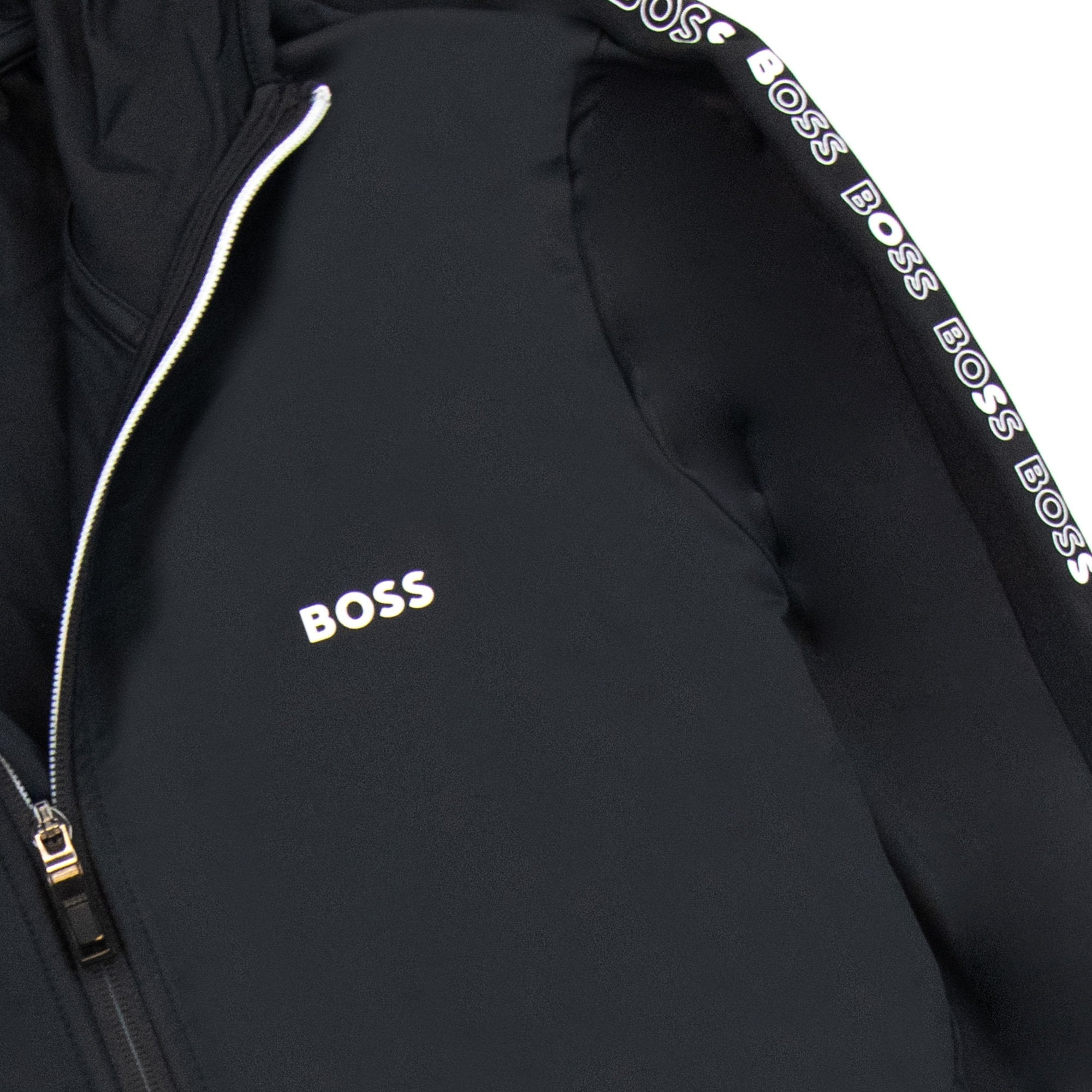 Hugo Boss Sicoon Gym Zip Up Sweatshirt Black 001