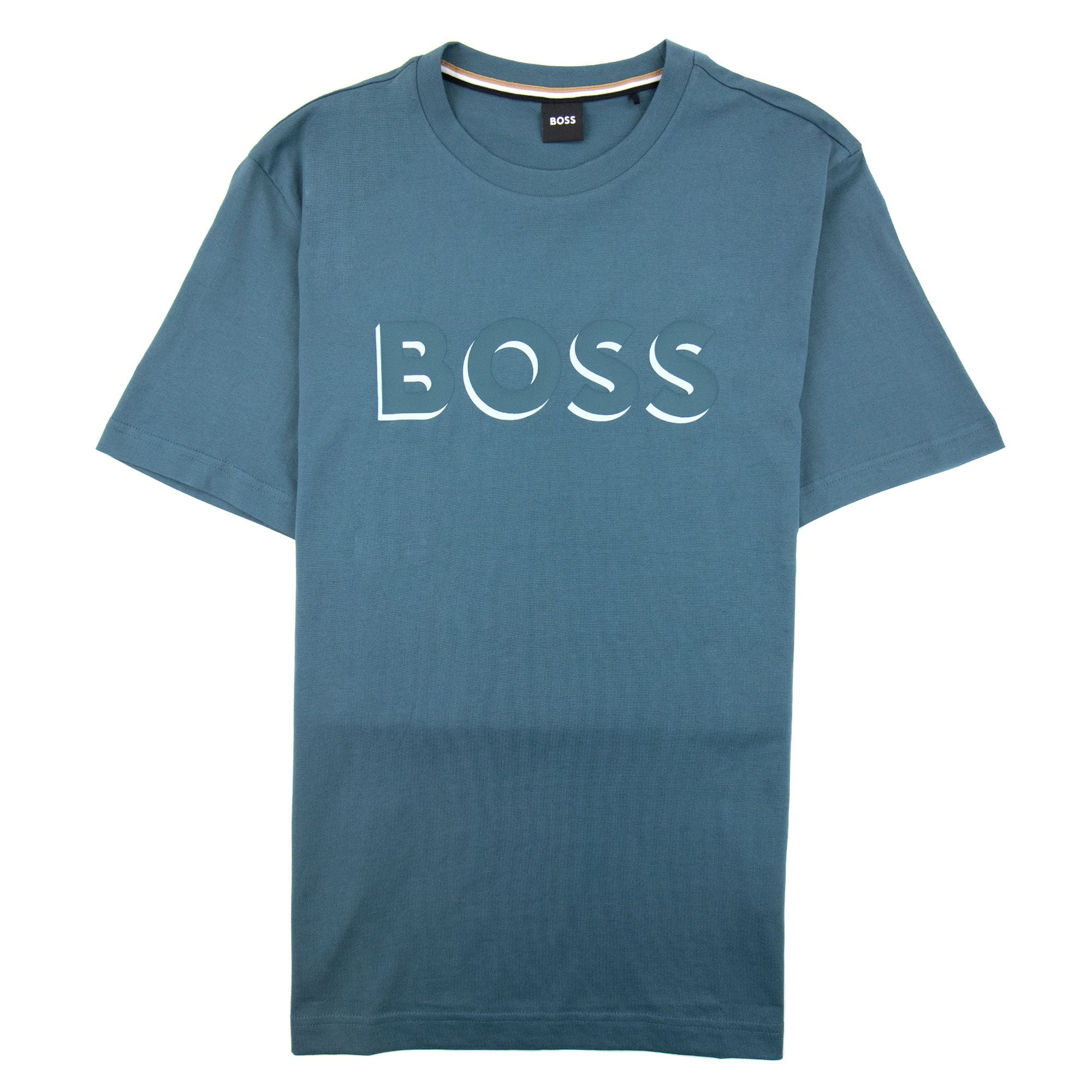 Hugo Boss Tiburt 339 Formal T Shirt Turquoise 445