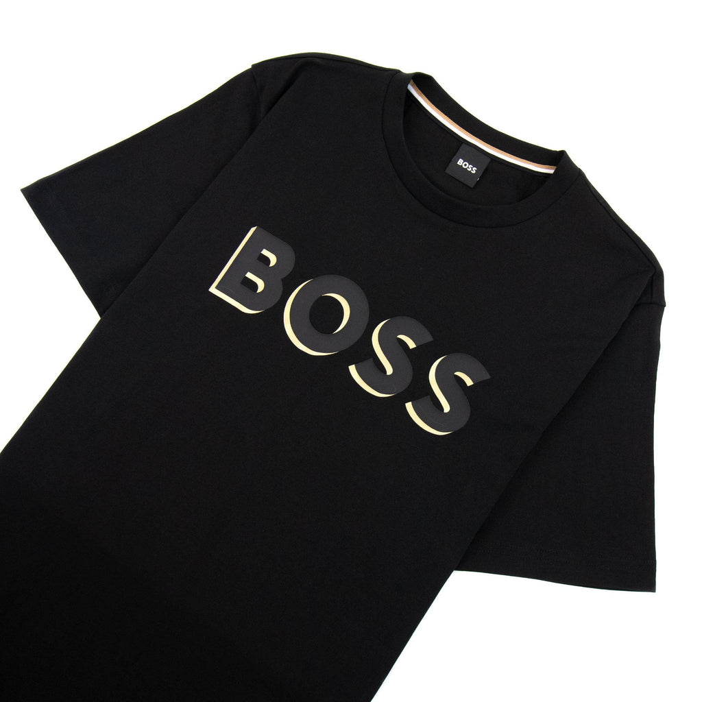 Hugo Boss Tiburt 339 Formal T Shirt Black 001