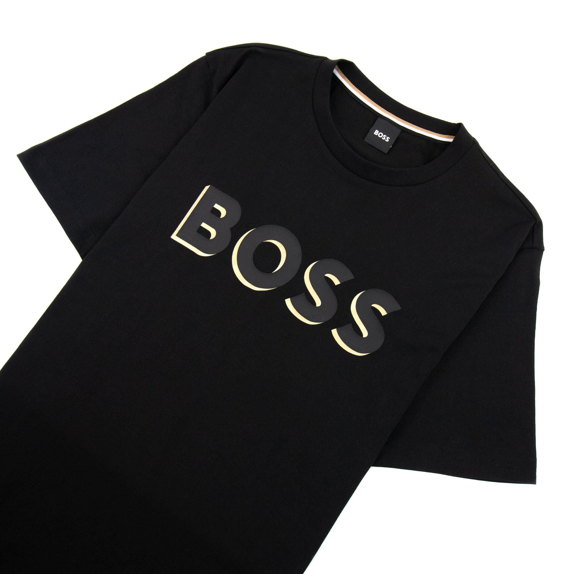 Hugo Boss Tiburt 339 Formal T Shirt Black 001