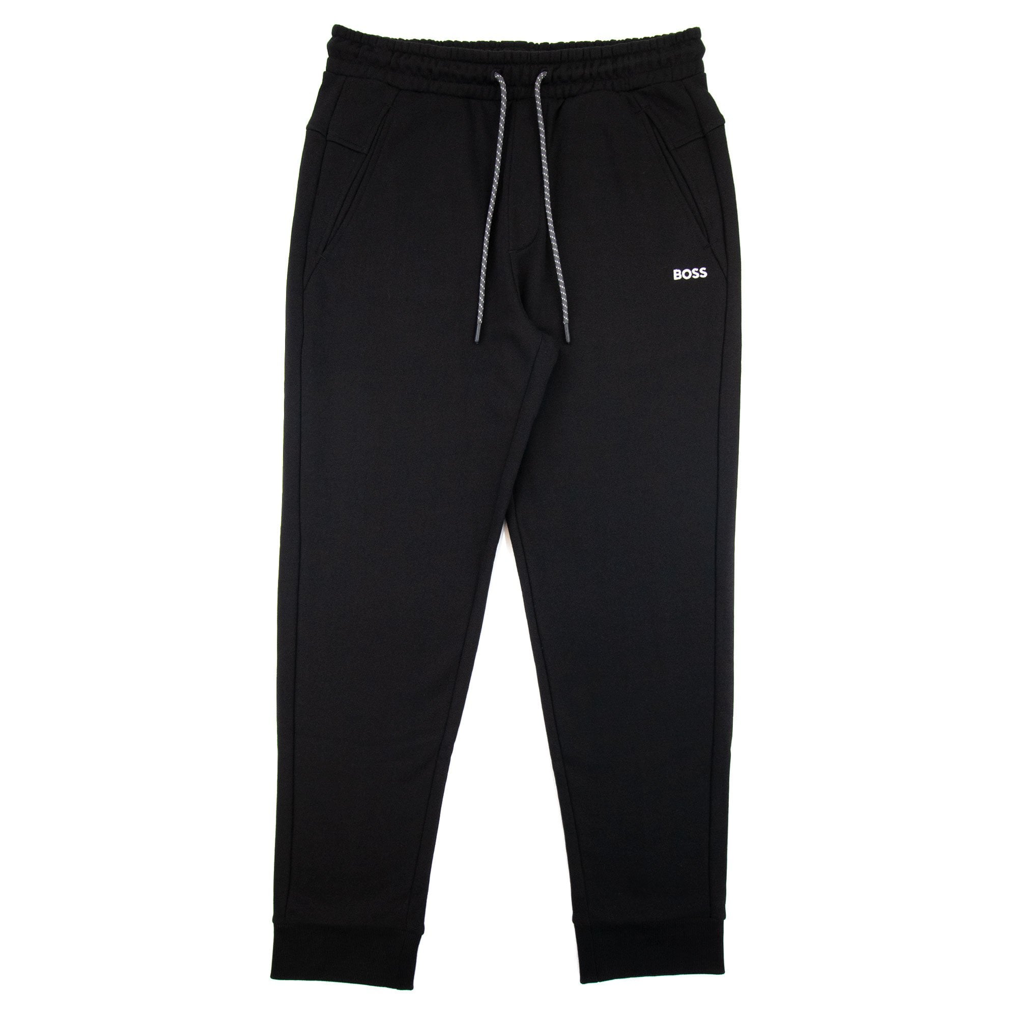 Hugo Boss Hadiko Embroidered Contrast Logo Track Pants Black 001