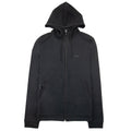 Hugo Boss Saggy Curved Logo Zip Up Hoody Black 001