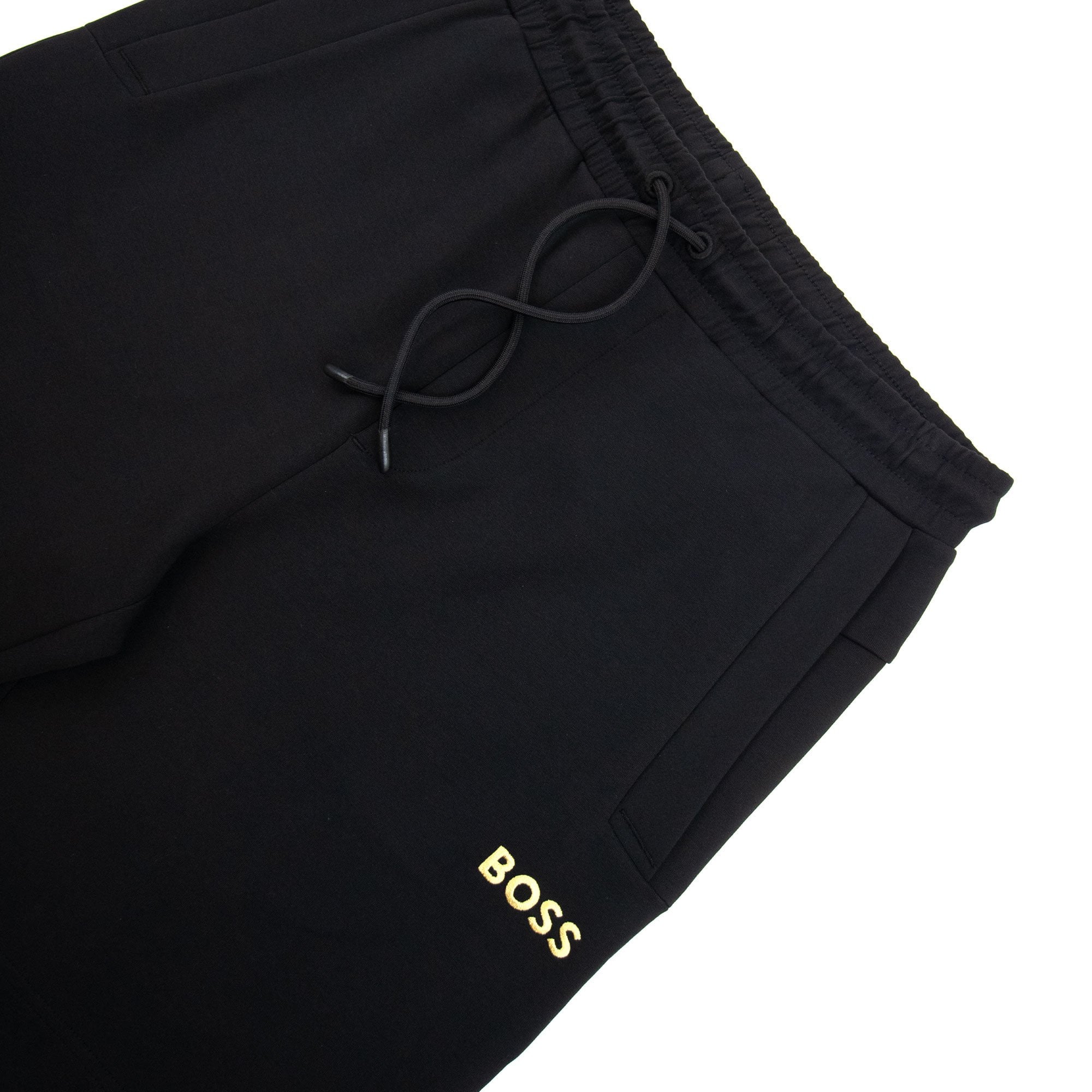 Hugo Boss Headlo 1 Embroidered Logo Shorts Black 001
