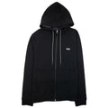Hugo Boss Saggy Embroidered Contrast Logo Zip Up Sweatshirt Black 001