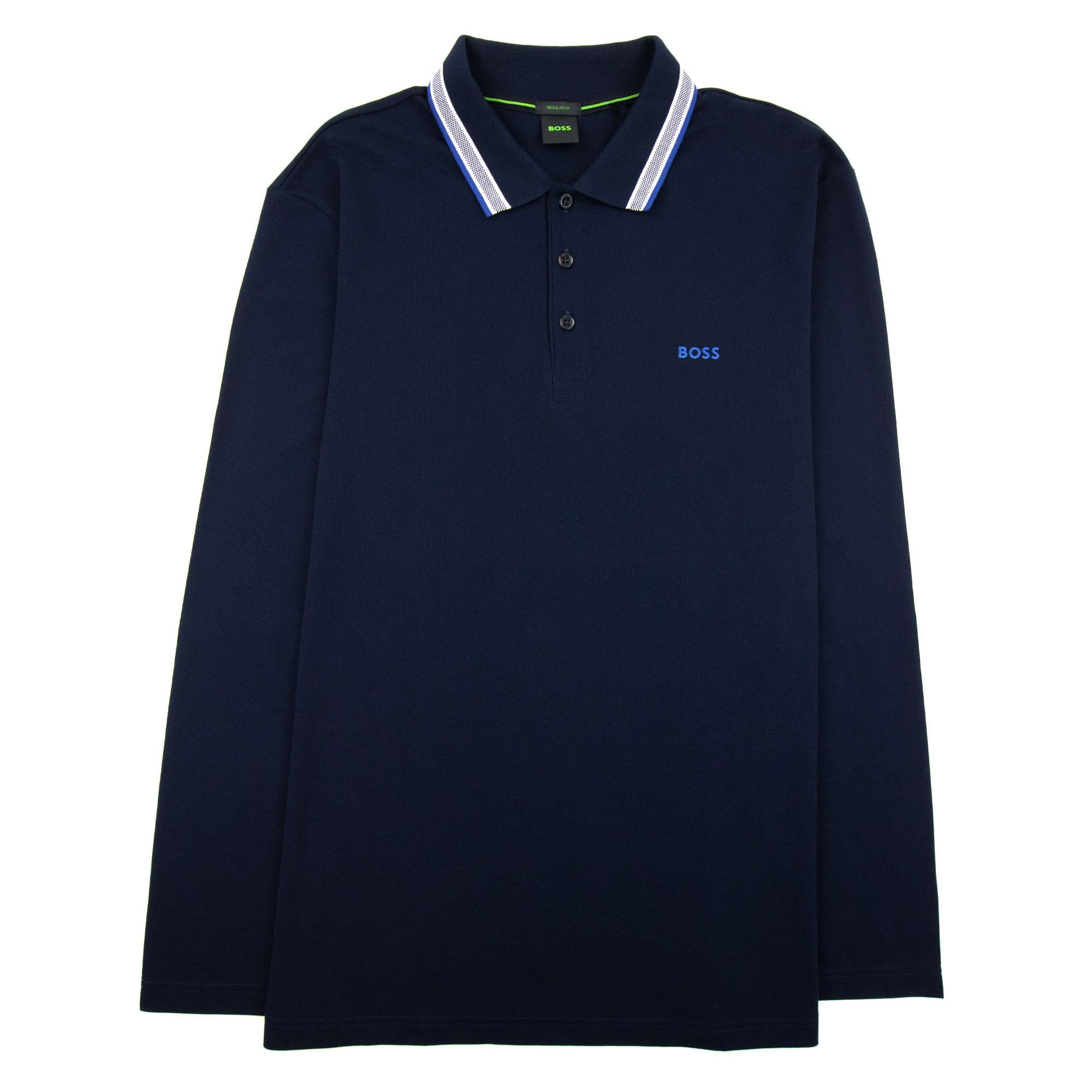 Hugo Boss Plisy Regular Fit L/s Polo Navy 405