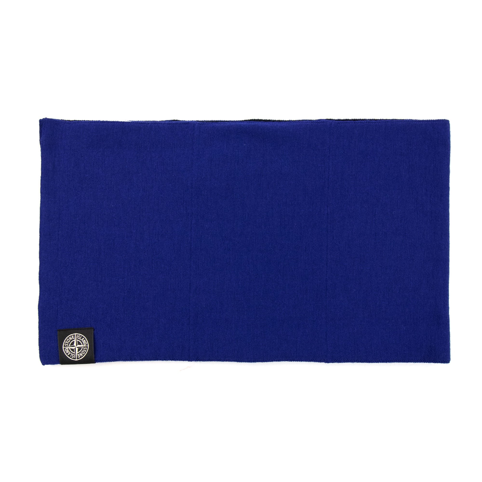Stone Island Compass Patch Scarf Blue V0022