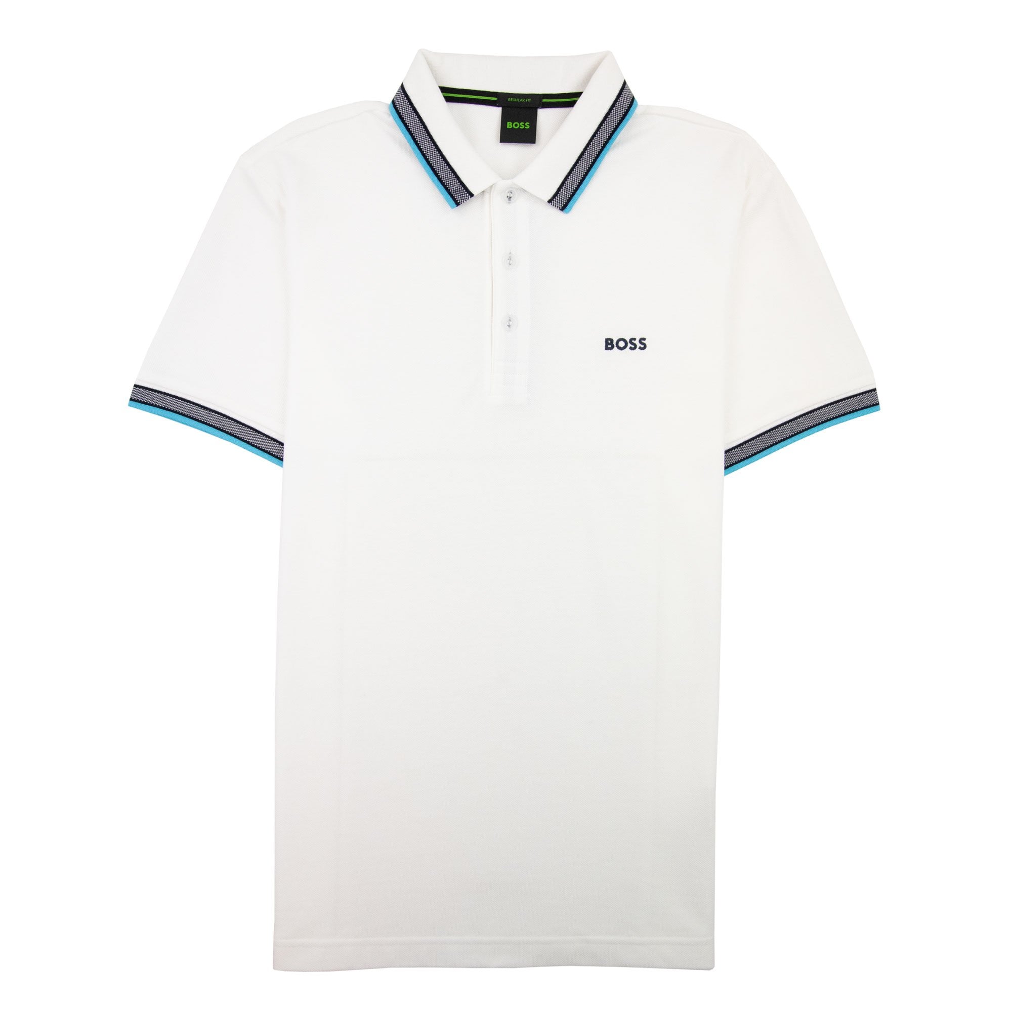 Hugo Boss Paddy Embroidered Logo Polo White 106