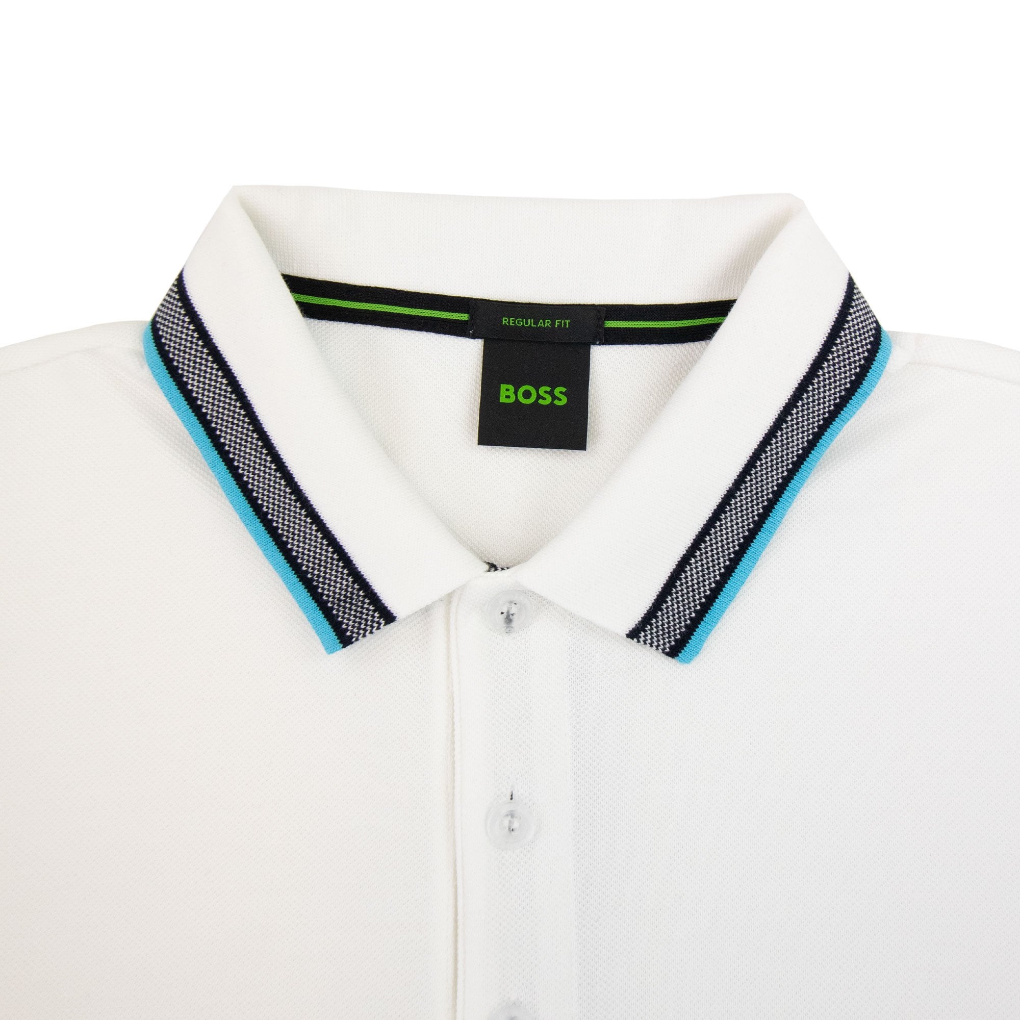 Hugo Boss Paddy Embroidered Logo Polo White 106