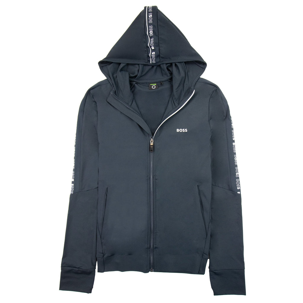 Hugo Boss Sicoon Gym Zip Up Sweatshirt Dark Navy 402