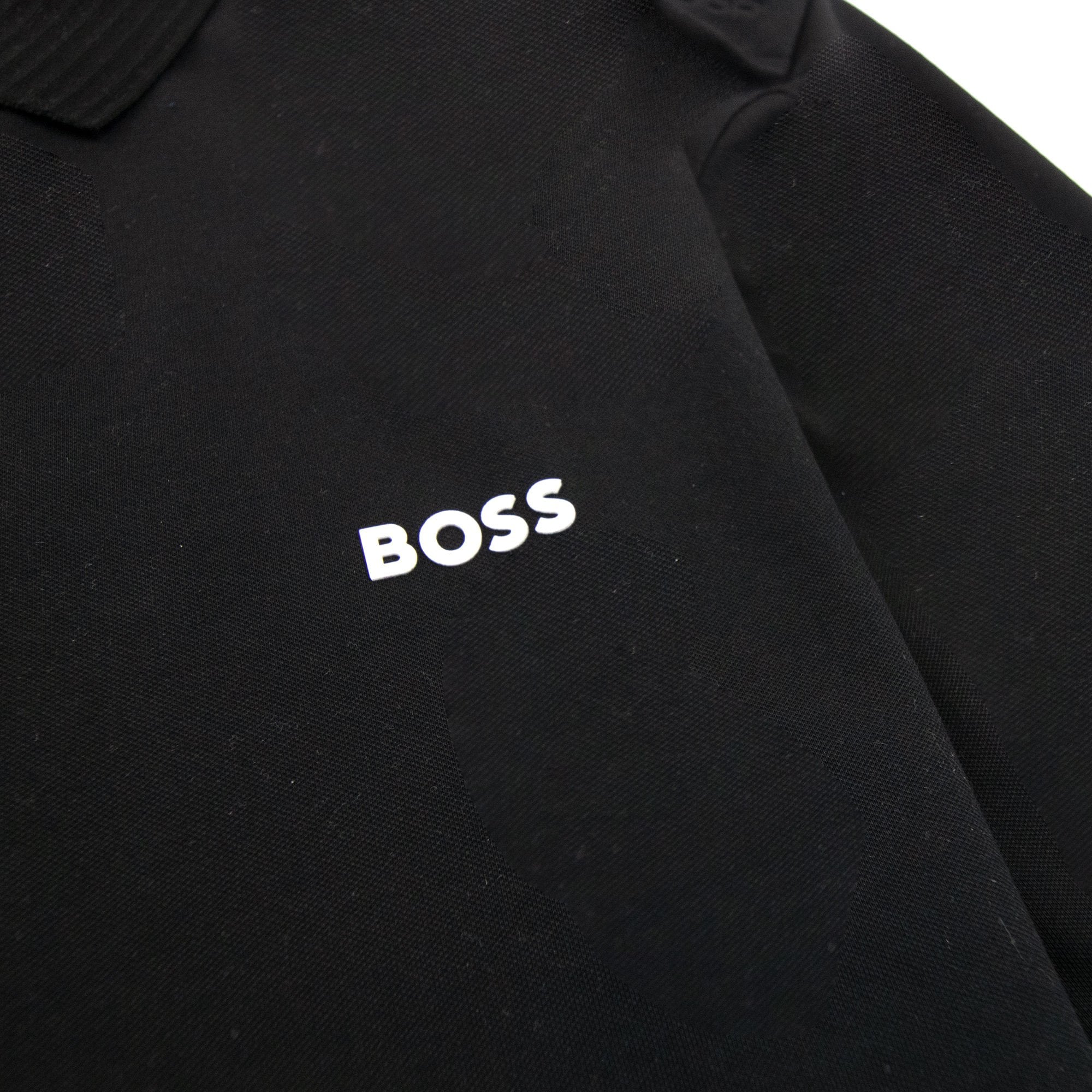 Hugo Boss Paule Insert Logo Polo Shirt Black 001