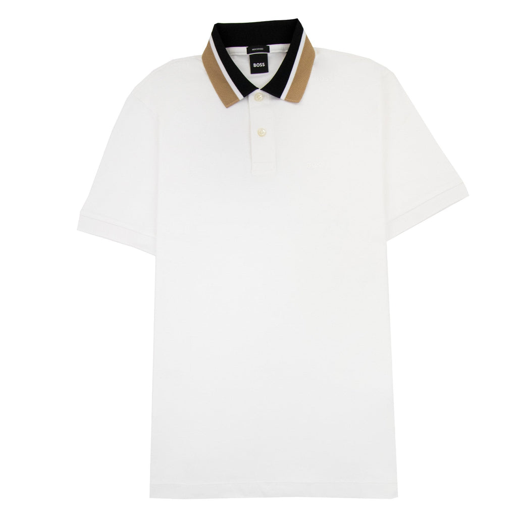 Hugo Boss Parlay 173 Colour Block Polo White 100