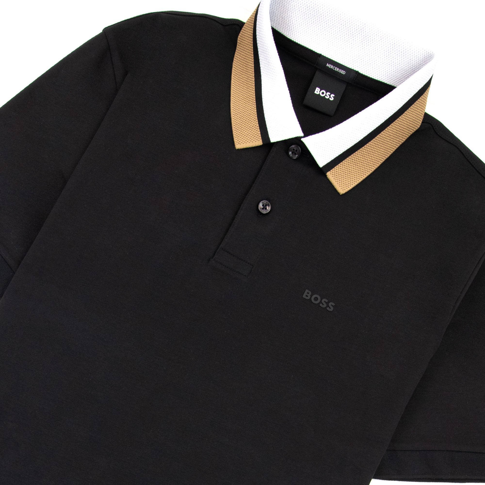 Hugo Boss Parlay 173 Colour Block Polo Black 001