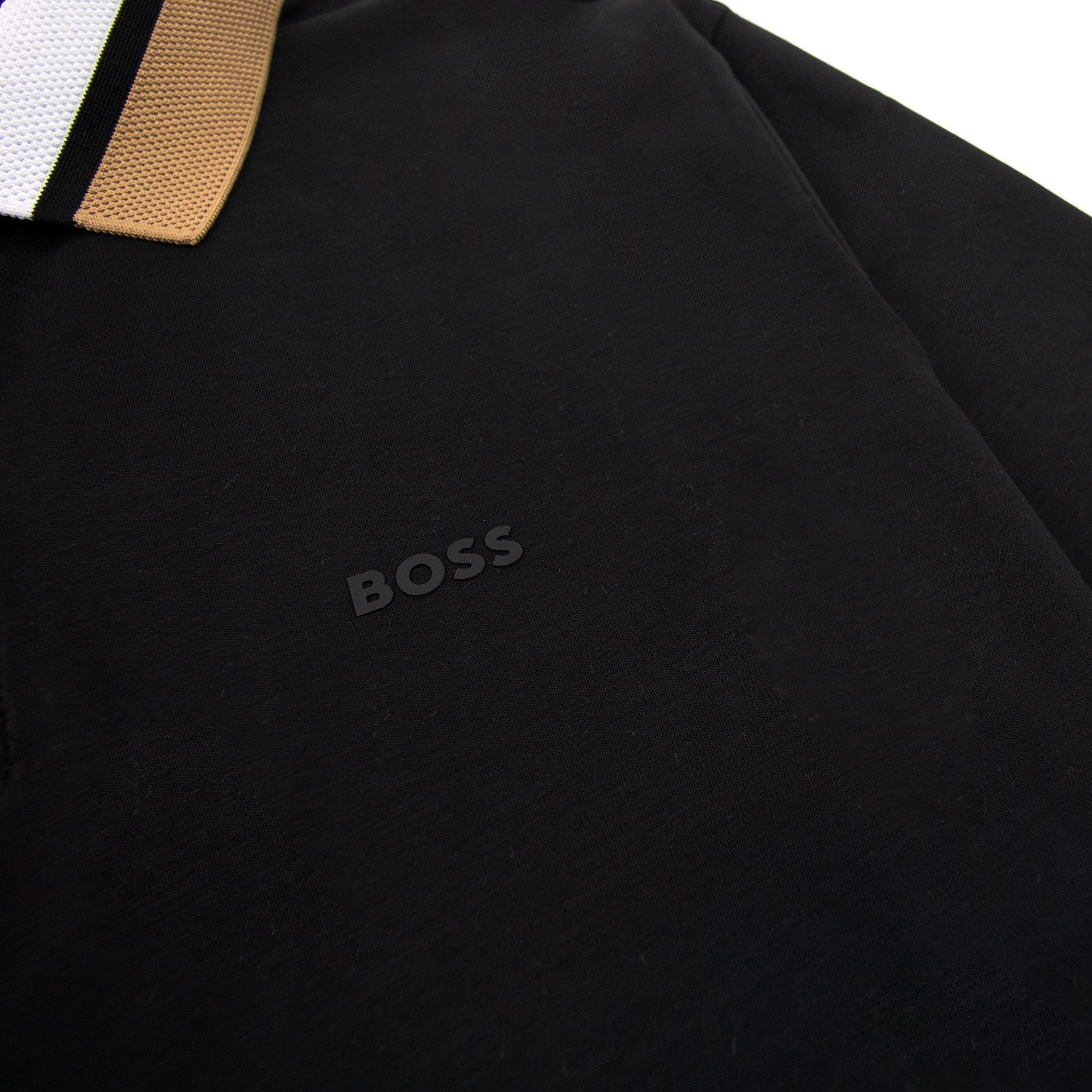 Hugo Boss Parlay 173 Colour Block Polo Black 001